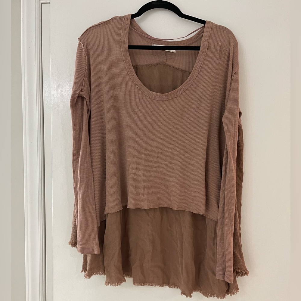 Free People long sleeve top